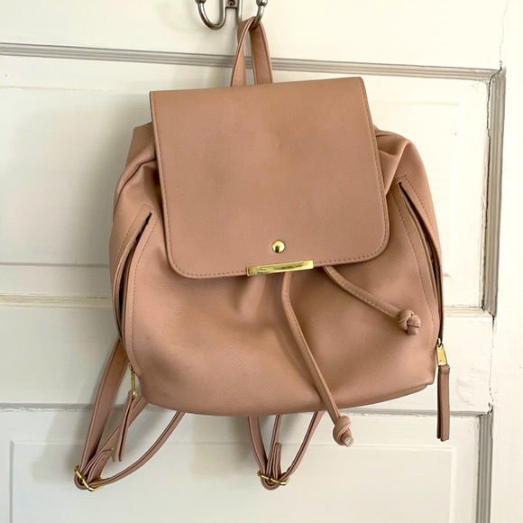 Blush Pink Backpack Purse - Picture 1 of 1